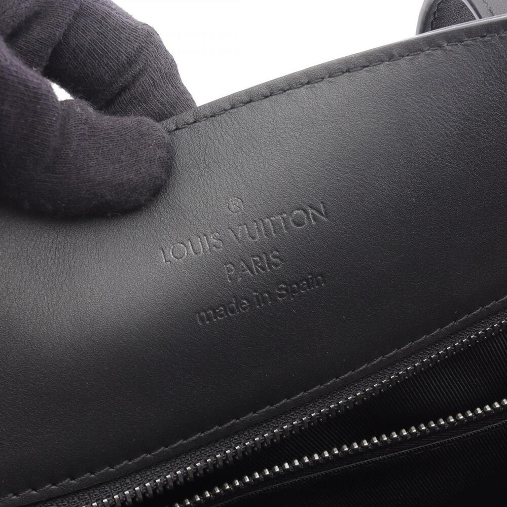 Louis Vuitton Cabas Leather Tote Bag Voyage Black Infini Damier - Picture 4 of 7
